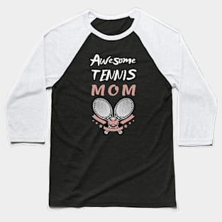 US Open Tennis Mom Racket and Ball Baseball T-Shirt